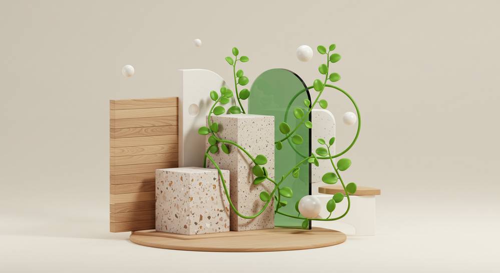 Choosing sustainable and recycled materials